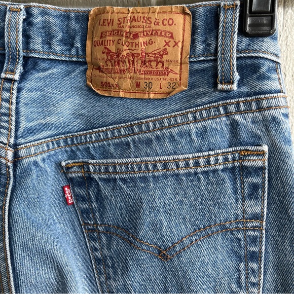 Levi’s Vintage 501 XX 0000 Shrink To Fit Jeans Button Fly Men’s Size 30 x 32 - Picture 10 of 11